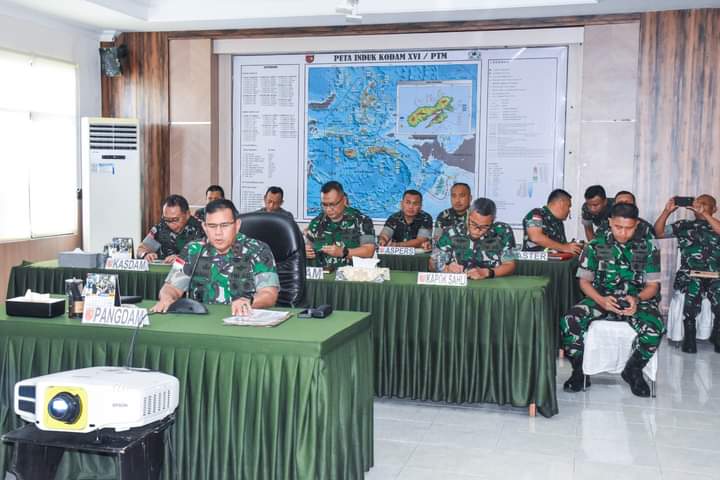 Pangdam Pattimura Cek Kesiapan Jajarannya Jelang Pemilu 2024