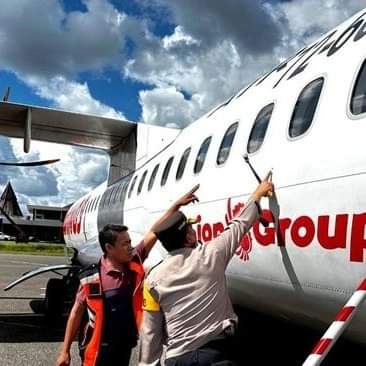 Wings Air dengan nomor penerbangan PK-WJT