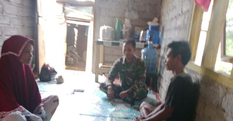 Babinsa Koramil 1612-04/Borong Berperan Aktif dalam Sosialisasi Pencegahan Stunting