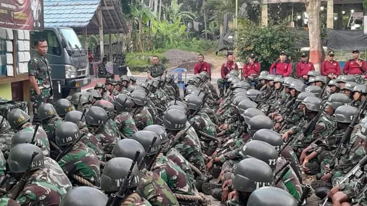 Bentuk Mental Marinir Tangguh, Dirlat Kodiklatal Tinjau Lattek Siswa Dikko Tahap GLG
