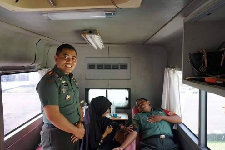 Persit Kartika Chandra Kirana ke-78 Tahun 2024 Kodim 0408/BS Gelar Donor Darah