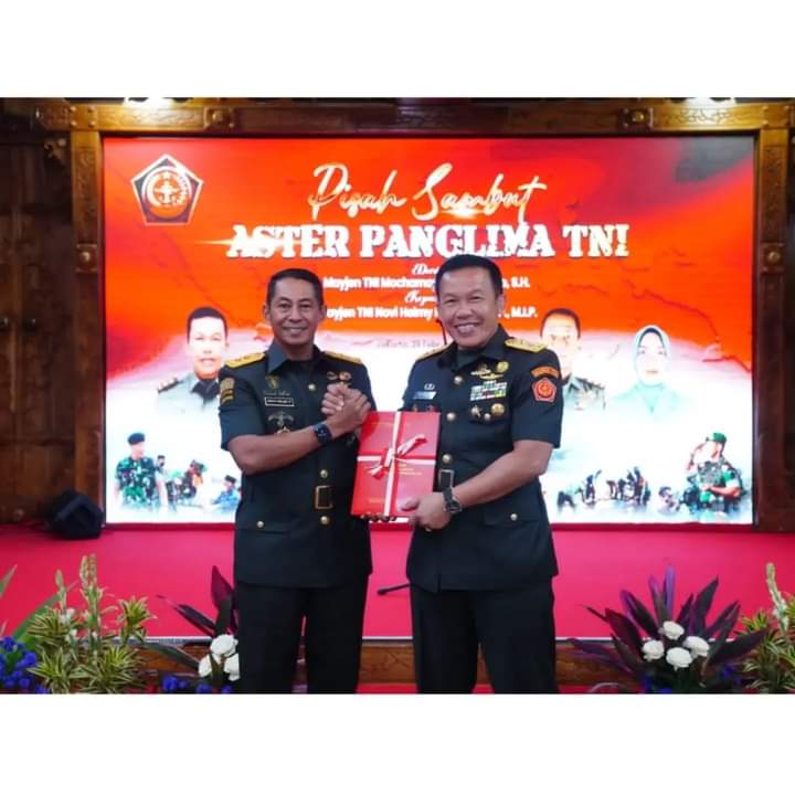 Mayjen TNI Novi Helmy Prasetya S.I.P, M.I.P, Resmi Menjabat Sebagai Asisten Teritorial Panglima TNI.