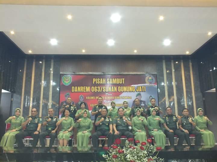 Pisah Sambut Danrem 063/Sunan Gunung Jati