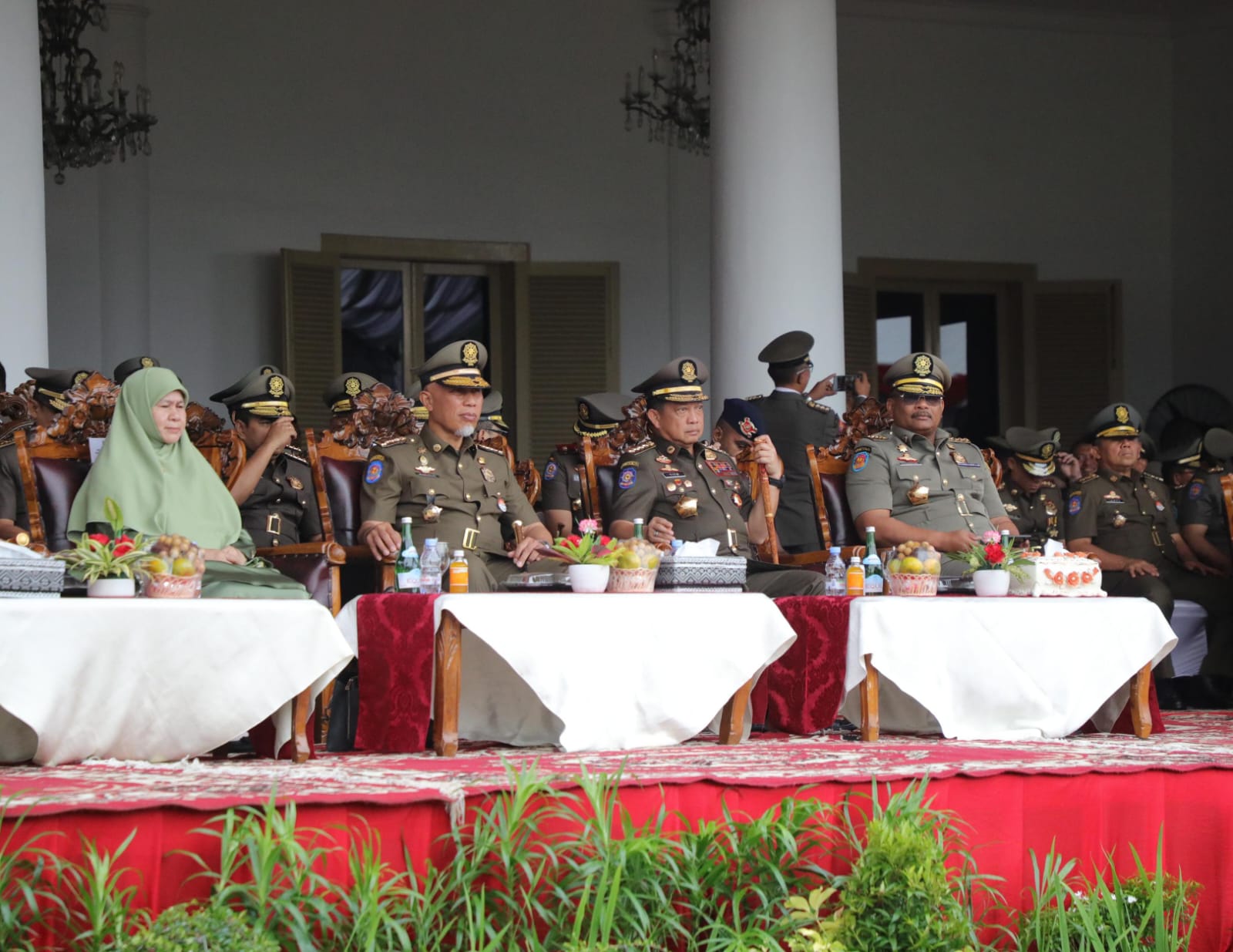 HUT ke-74 Satpol PP dan ke-62 Satlinmas, Mendagri Pimpin Apel Gelar Pasukan