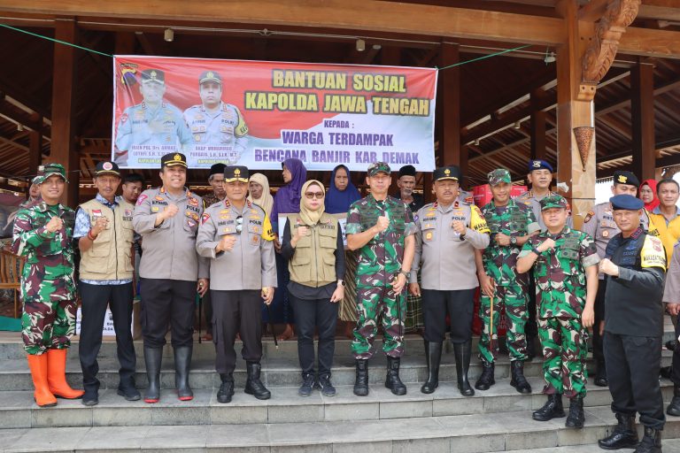 Kapolda Jateng : Segera Salurkan Logistik dan Obat – obatan