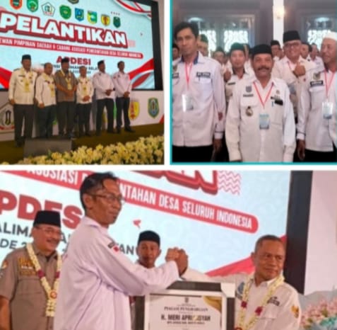 Ketum APDESI Pusat Gembira dan Bangga atas Prosesi Pelantikan APDESI Propinsi Kalsel.