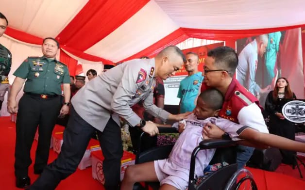 Hari Bhayangkara ke – 78 Polda Jatim Dukung Percepatan Ekonomi Inklusif