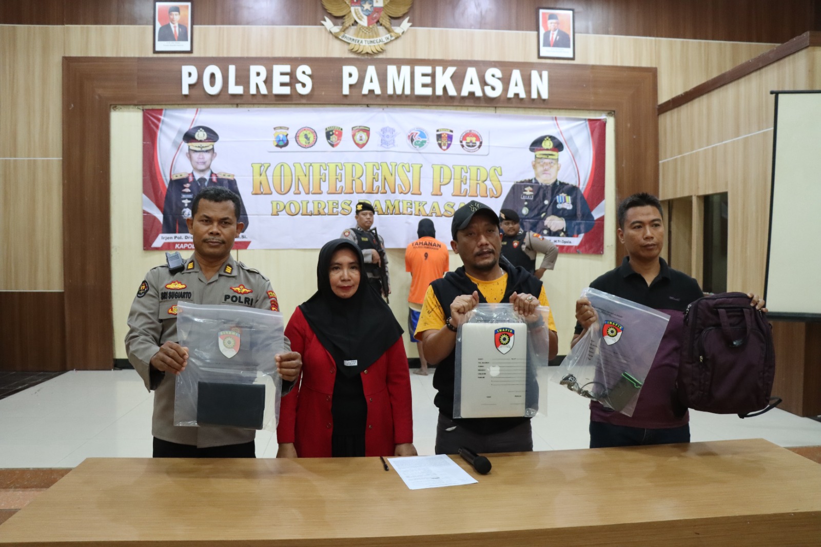 Kurang dari 24 jam, Polres Pamekasan Berhasil Mengamankan Tersangka Pembobol Rumah Dokter
