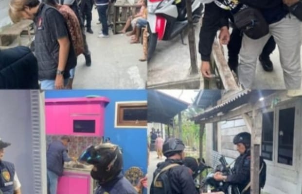 Tim Gabungan Polda Sumsel Amankan 3 Orang” Sabu dan Alat Bong