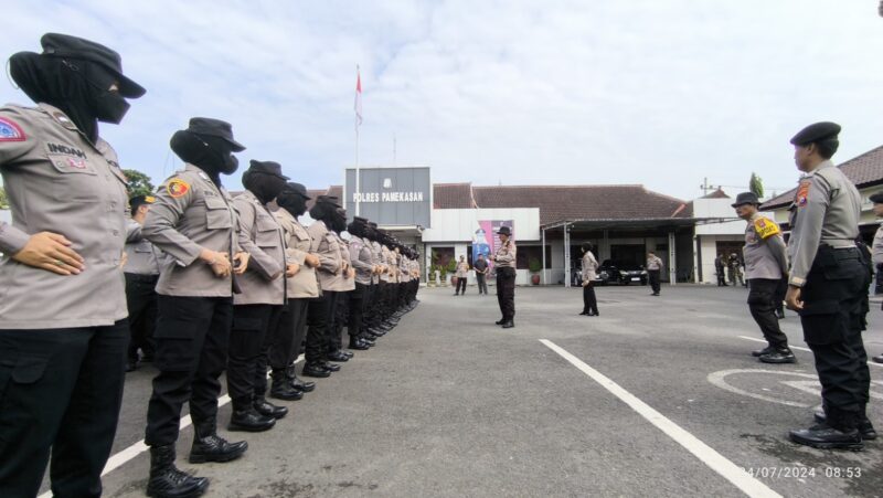 Polres Pamekasan Tingkatkan Keterampilan Anggota Dalmas Jelang Pilkada Serentak 2024