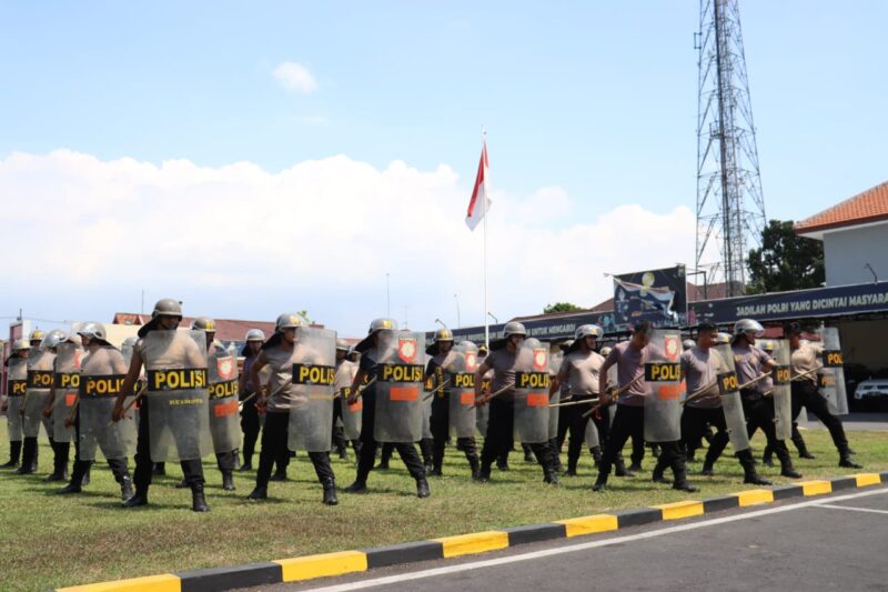 Polres Mojokerto Kota Tingkatkan Kemampuan Pengendalian Massa