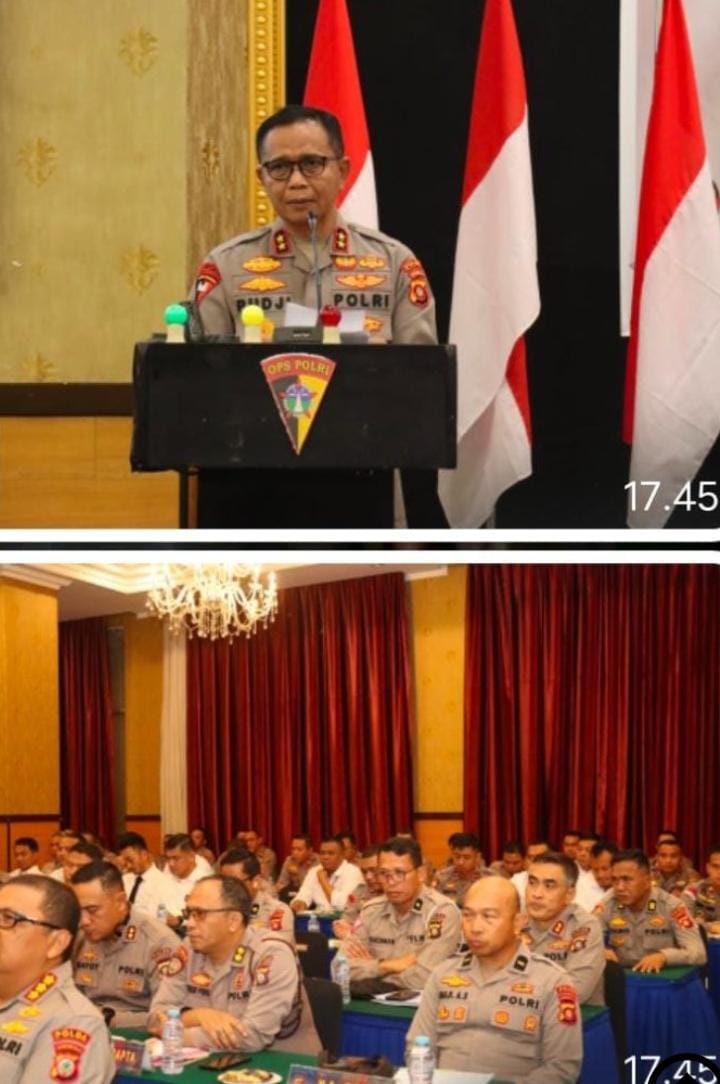 Kapolda Gorontalo Pimpin Kegiatan GO Untuk Evaluasi Kinerja Semester 1 Tahun 2024