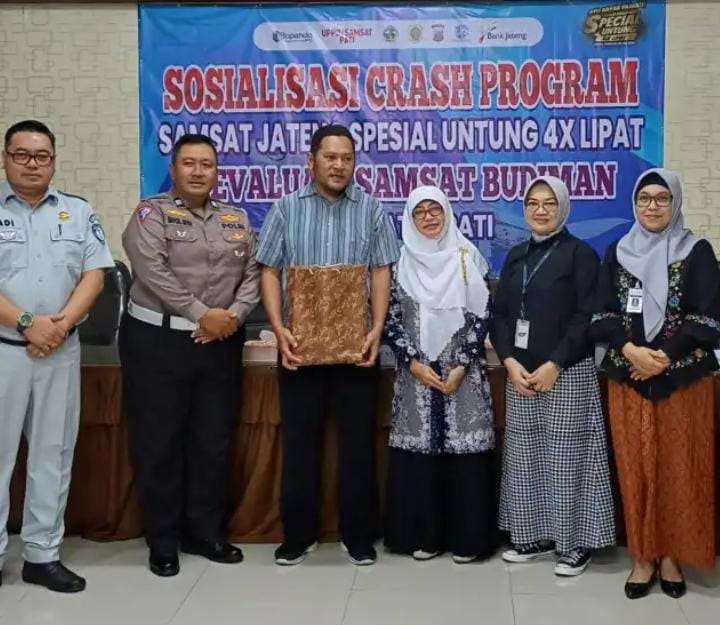 Penghargaan Dirlantas Polda Jateng Untuk Samsat Polresta Pati