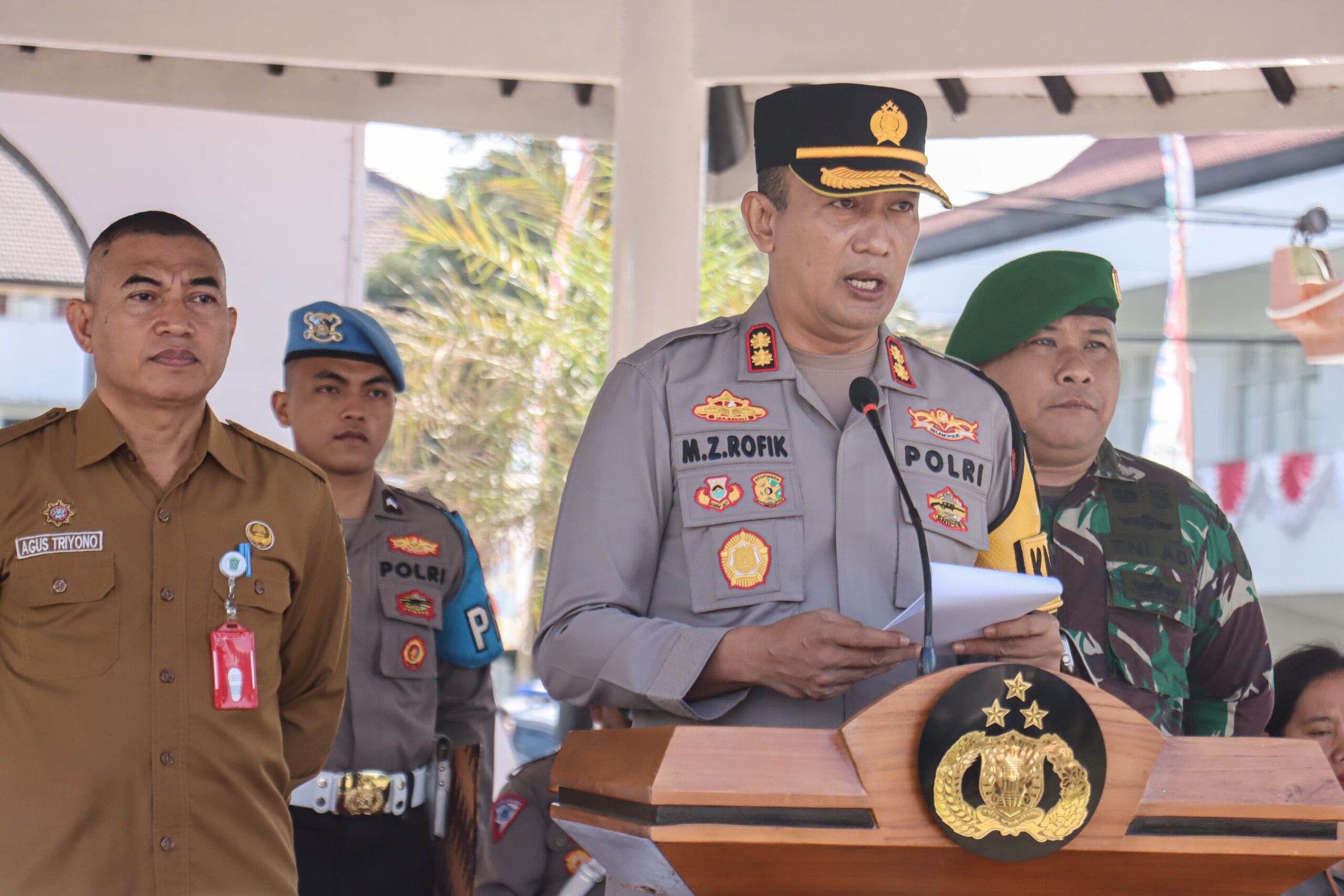 Operasi Mantap Praja Semeru 2024, Polres Lumajang Siagakan 3.950 Personel Gabungan Pam Pilkada Serentak