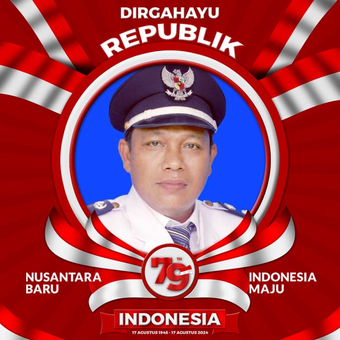 Kepala Desa Kupang, Andri Di, SH mengucapkan Semarak HUT ke-79 RI