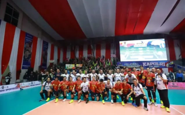 Bola Voli Kapolri cup 2024 Zona 4 Jatim Unggul 3-0 atas Jateng