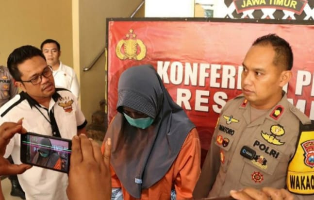 Polres Sumenep Amankan Oknum Guru Tersangka TPPO.