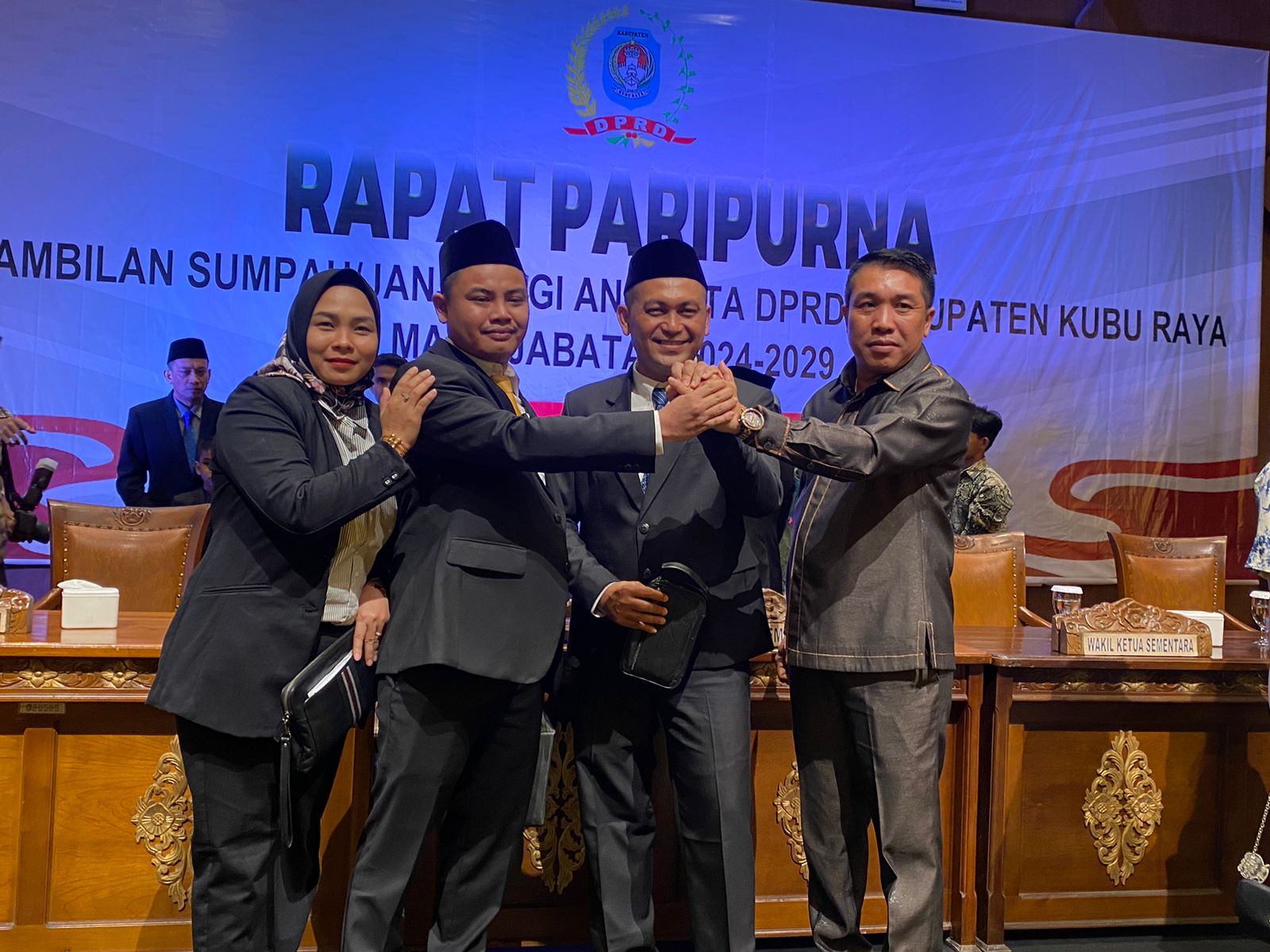 M.Johari Kader Partai Hanura, Putra H.Asmadi Resmi Dilantik Sebagai Anggota DPRD Kubu Raya