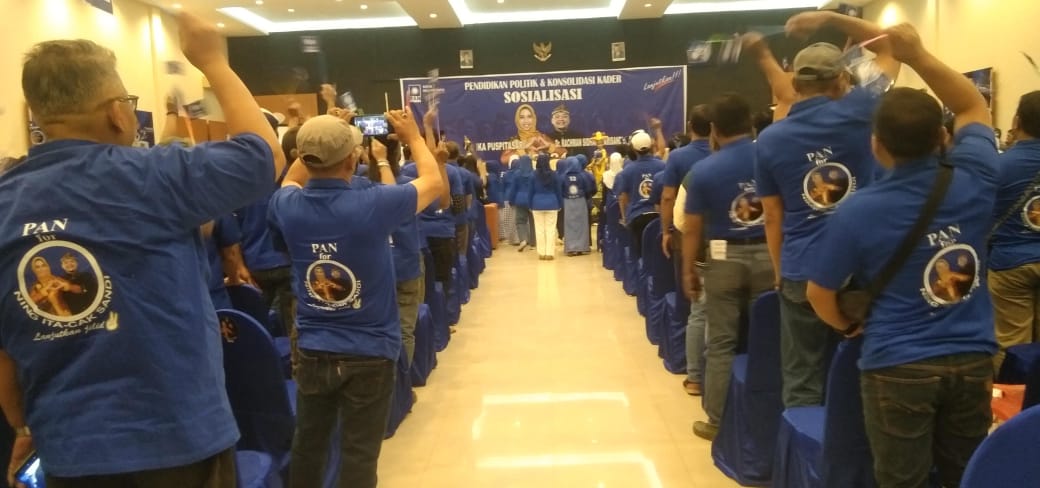 GELAR SOSIALISASI, DPD PAN KOTA MOJOKERTO SIAP MENANGKAN NENG ITA