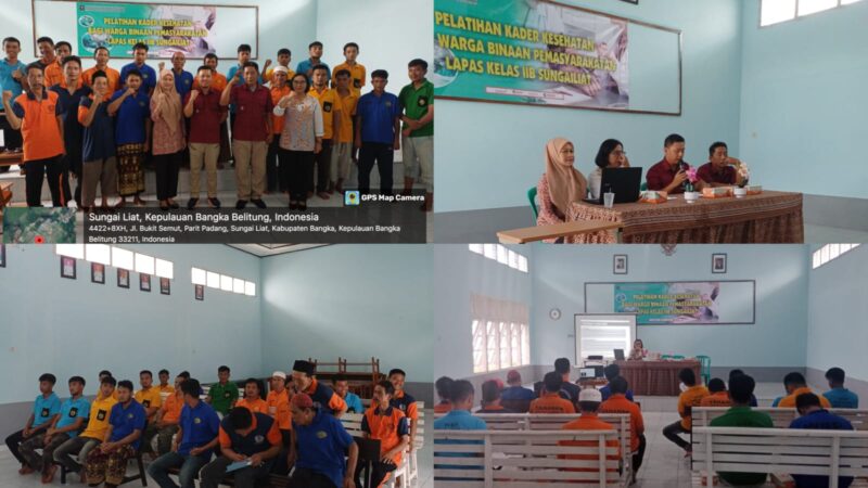 Pelatihan dan Penguatan Kader Kesehatan Tahap Pertama di Lembaga Pemasyarakatan Kelas IIB Sungailiat