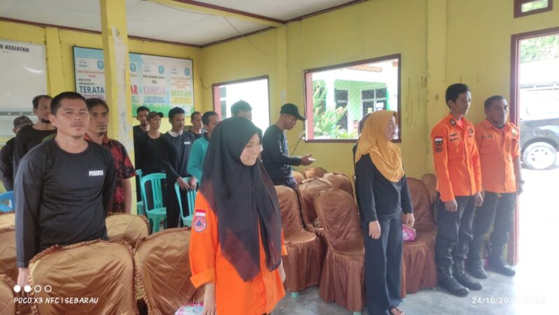 Desa Berbura Bentuk Tim Tanggap Bencana wujudkan kesiapsiagaan mandir