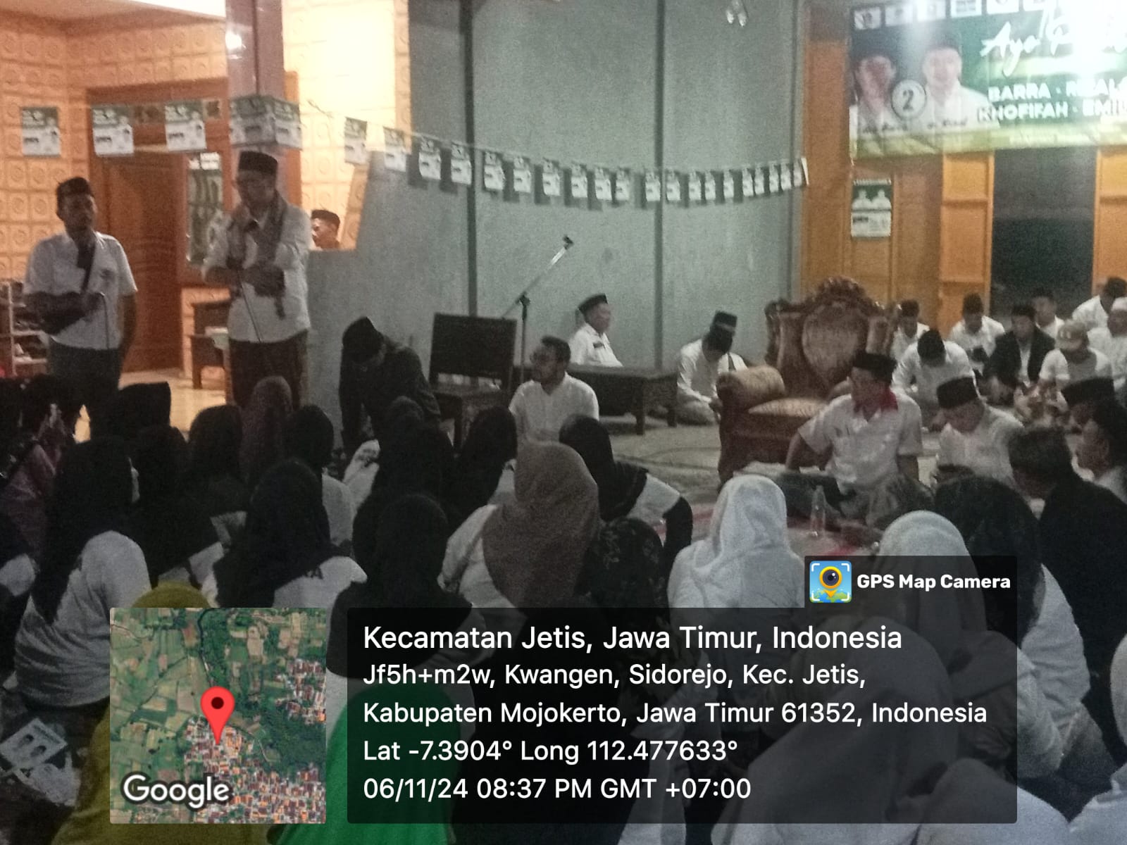 Warga Jetis Kabupaten Mojokerto Bergemuruh Dukung Gus Barra sebagai Bupati