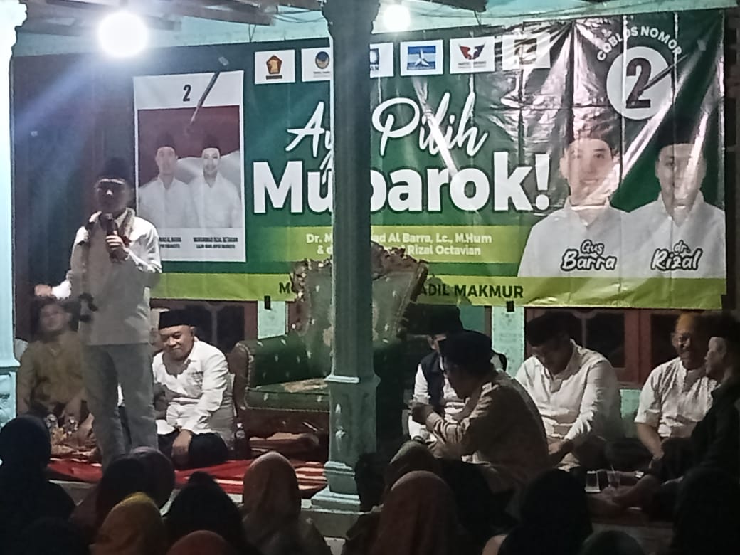 Gus Barra Kampanye di Desa Tinggarbuntut, Kabupaten Mojokerto: Siap Wujudkan Kabupaten Anti-Korupsi dan Berpemerintahan Amanah