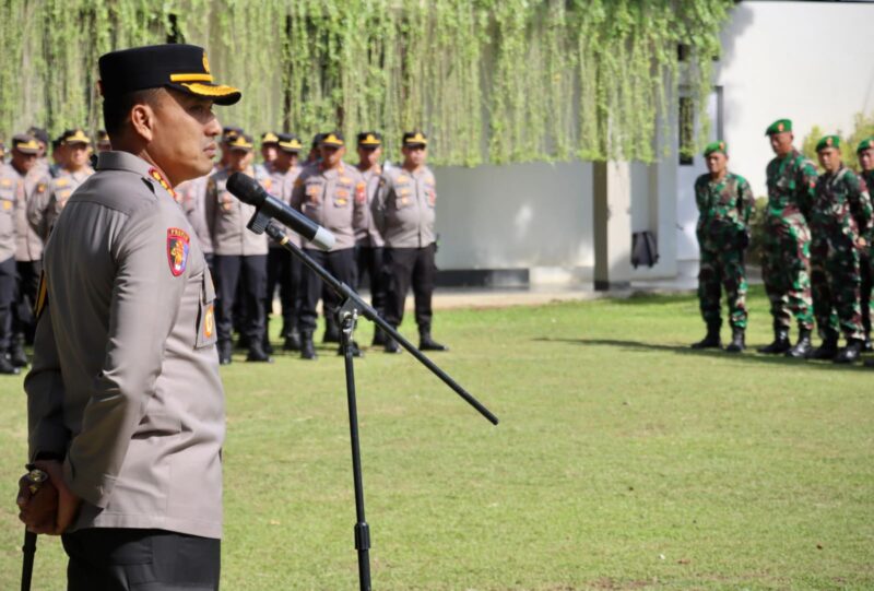 Polresta Banyuwangi Siagakan Ratusan Personel Gabungan, Amankan Rekapitulasi Hitung Suara Pilkada 2024