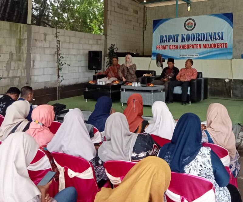 Kepala Desa Cipto Sutrisno SH, MH Hadiri Acara Koordinasi Pegiat Pendamping Desa di Telaga Bening