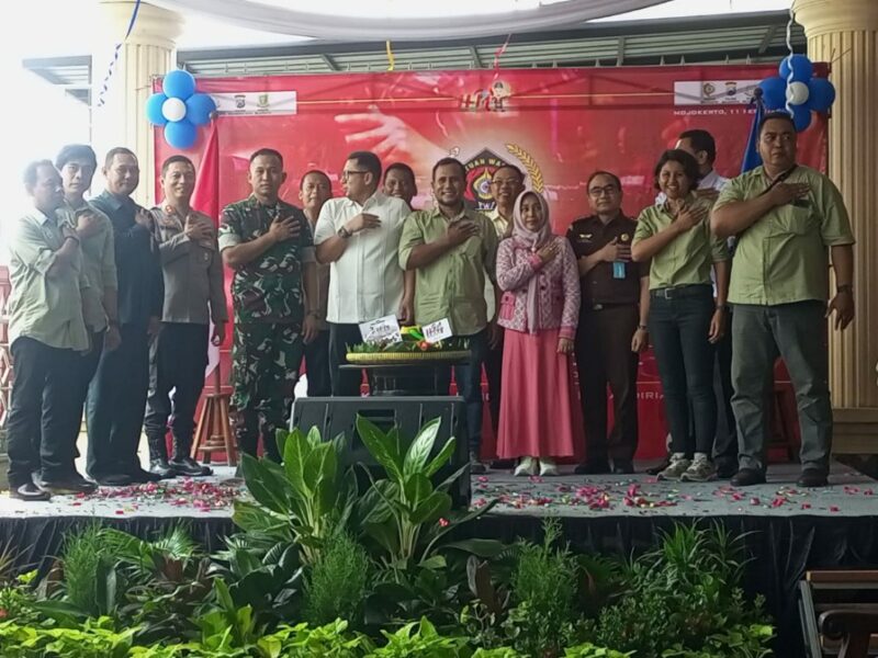 Seluruh Jajaran Pemerintahan Mojokerto Hadiri Peringatan Hari Pers Nasional di Kantor Pusat PWI