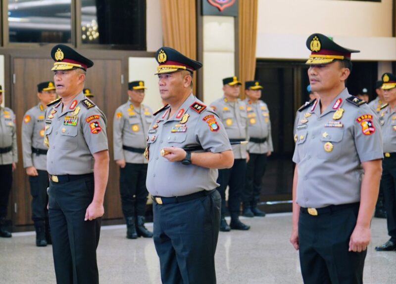 Kapolri Pimpin Kenaikan Pangkat 22 Pati Polri