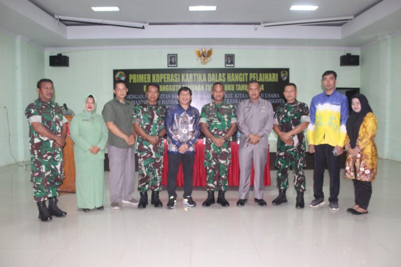 Kodim 1009/Tanah Laut Gelar Rapat Anggota Tahunan Primer Koperasi Kartika Dalas Hangit Tutup Buku Tahun 2024