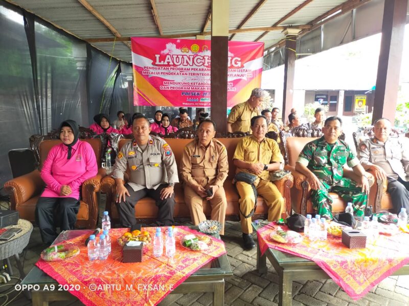 Live streaming Pemanfaatan Lahan Pekarangan Polisi Dukung Program ketahanan Pangan perkarangan bergizi