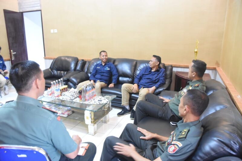 Pimpinan Wilayah Perum Bulog Kanwil Kalsel Bertemu Dandim 1002/HST Bahas Optimalisasi Serap Gabah Petani