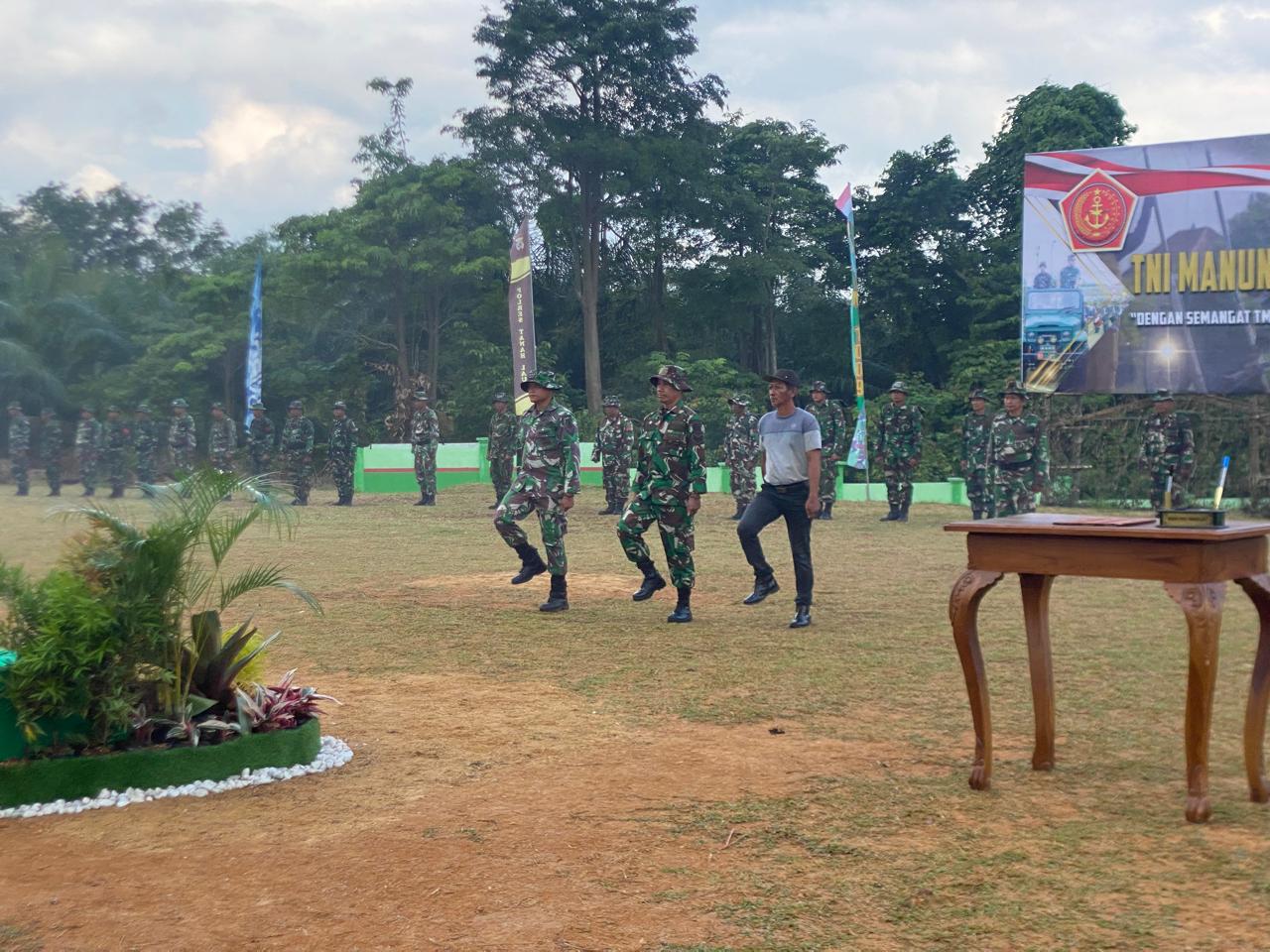 Mantapkan Persiapan Jelang Pembukaan TMMD Ke-124, Kodim 1009/Tla Gelar Gladi Upacara