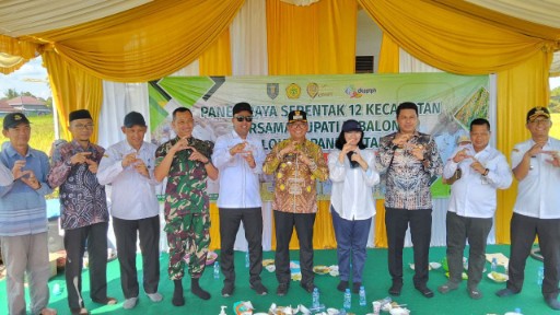 Dandim 1008/Tabalong Hadiri Panen Raya: Komitmen Bersama Dukung Swasembada Pangan