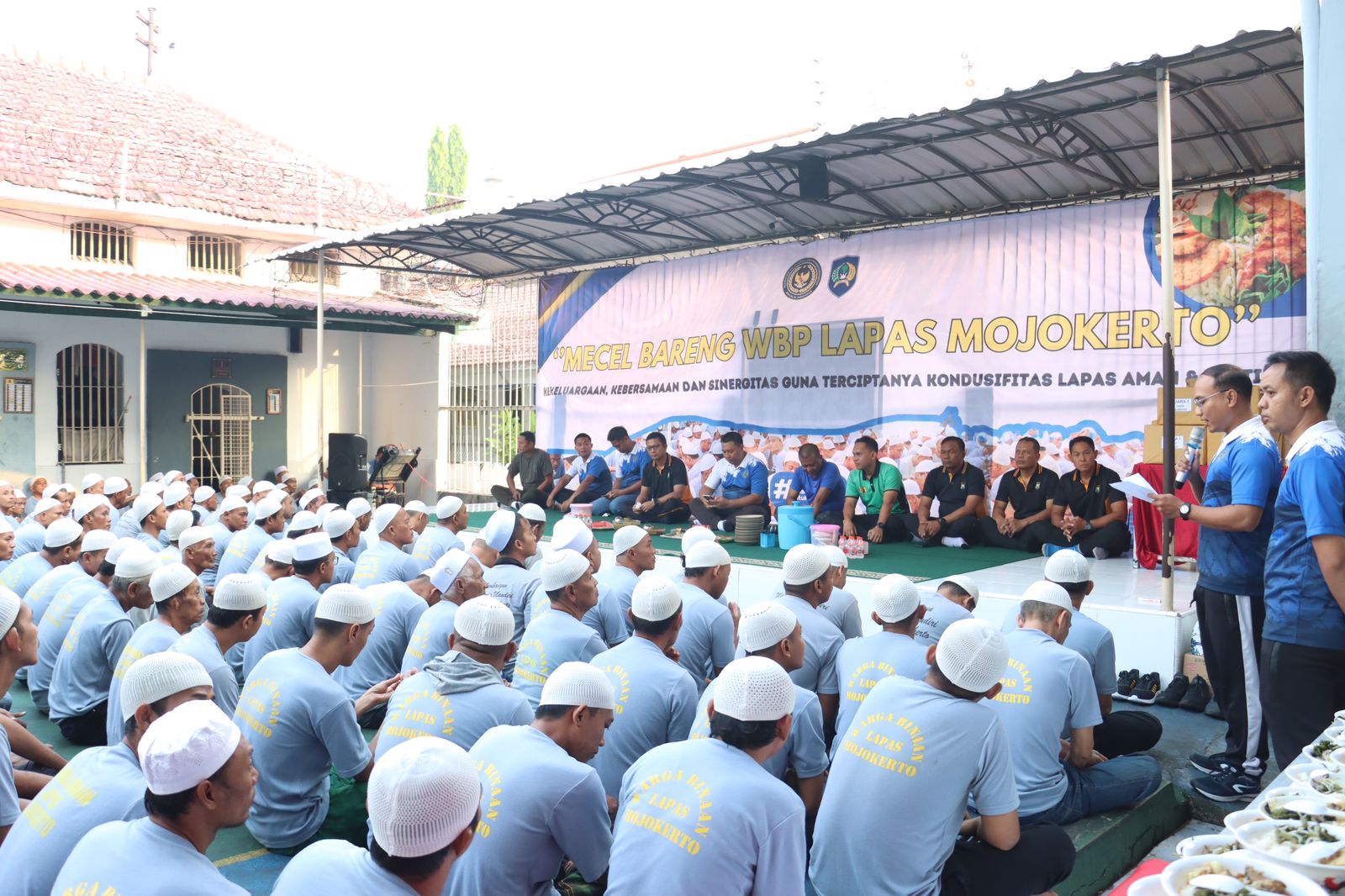 Kebersamaan Hangat di Balik Jeruji: Makan Pecel Bareng Warga Binaan Lapas Kelas II B Mojokerto