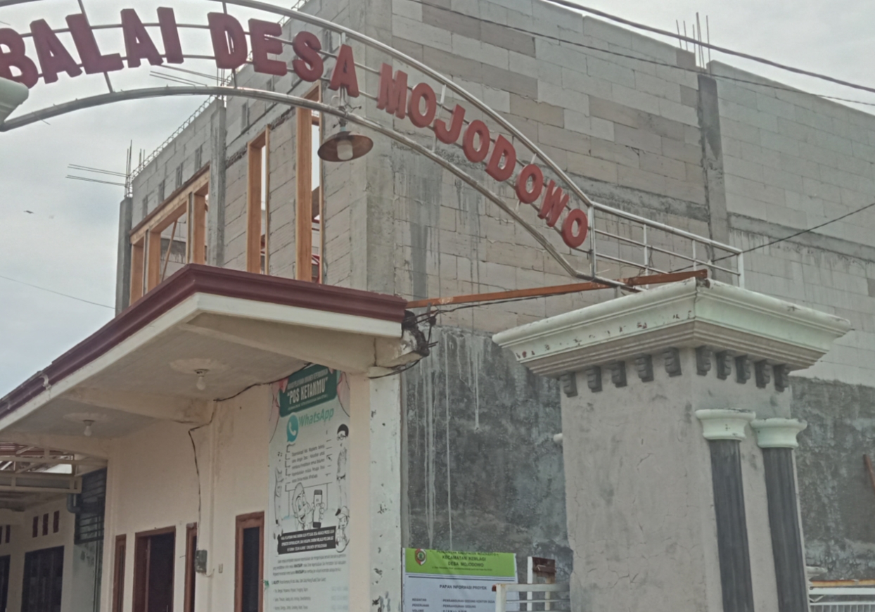 Desa Mojodowo Bangun Gedung Kantor Baru, Tingkatkan Pelayanan Masyarakat