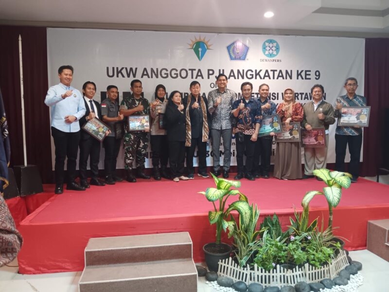 Bupati Indramayu Lucky Hakim, resmikan UKW Anggota PJI ke-9
