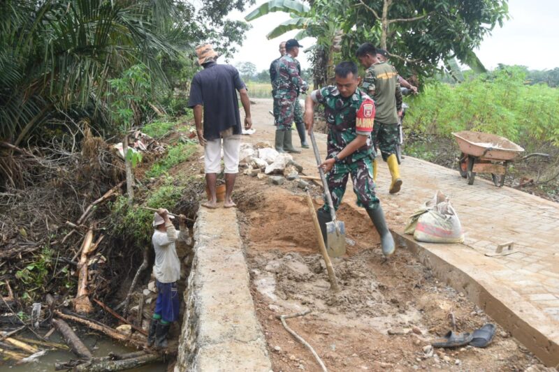 H-3 Penutupan TMMD ke-124 HST, Pembangunan Jalan Utama Hampir Rampung