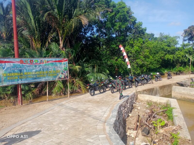 TMMD Ke-124 Kodim 1002/HST Berakhir, Dandim Pesankan Warga Rawat Jalan Hasil Pembangunan