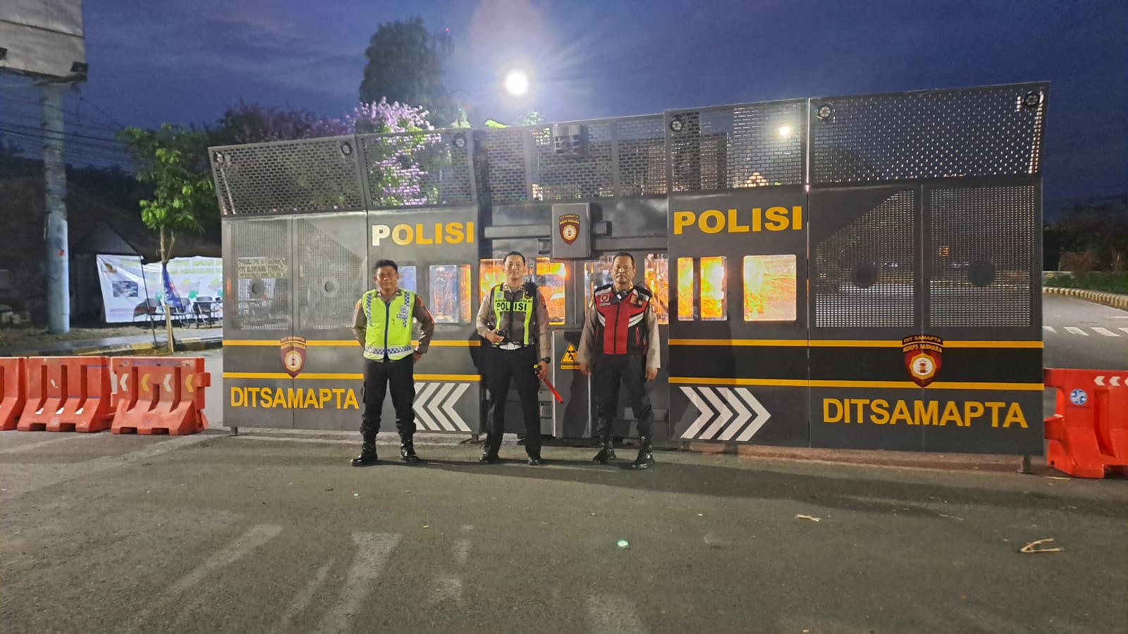 Suran Agung Polres Madiun Kota Rekayasa Lalin Sesuai Maklumat Aman Suro 2025