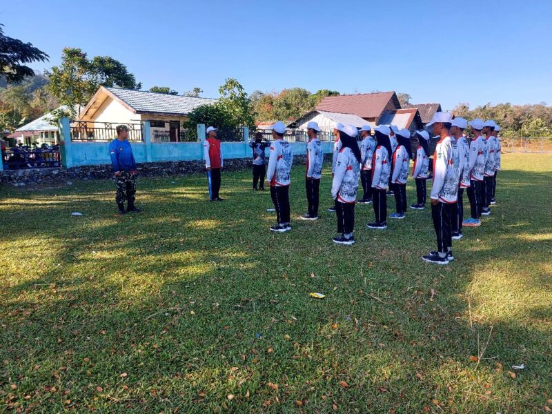 Jelang Agustus Babinsa Jajaran Kodim 1009/Tla Mulai Siapkan Pasukan Pengibar Bendera Tingkat Kecamatan