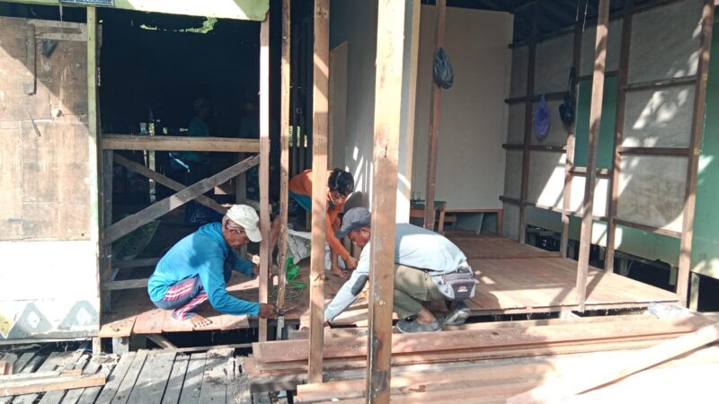 Jamin Kualitas Hidup Warga, Ster TNI Tinjau Perbaikan RTLH Program TMMD ke-125 di Banjarmasin