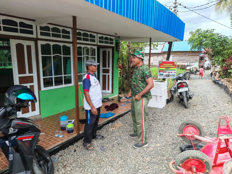 TMMD ke-125 Kodim 1007/Banjarmasin Pererat Komunikasi dan Kebersamaan dengan Warga Kuin Kecil