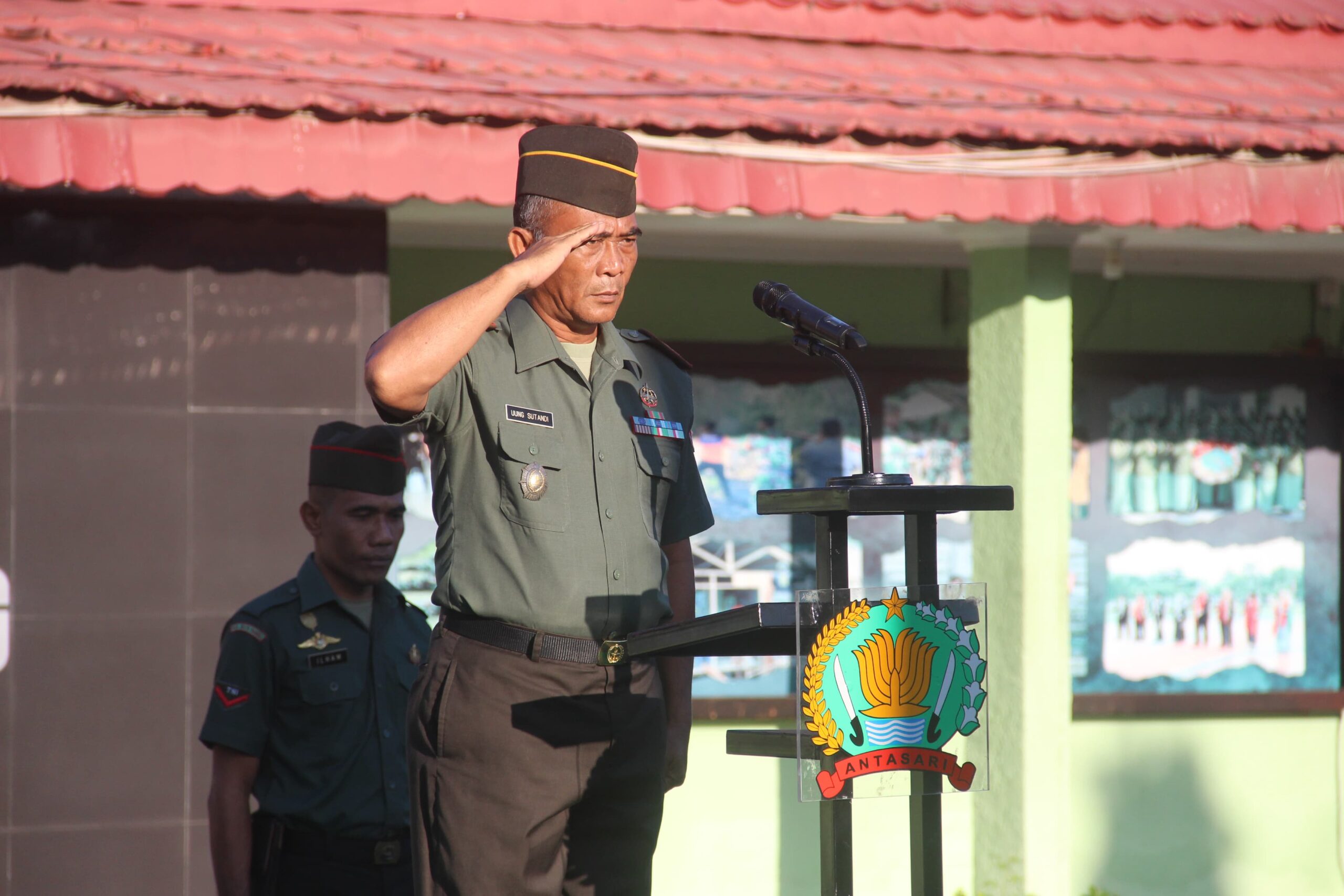 Upacara Bendera di Kodim 1008/Tabalong, Kapten Uung: “Disiplin dan Loyalitas Harus Jadi Napas Prajurit