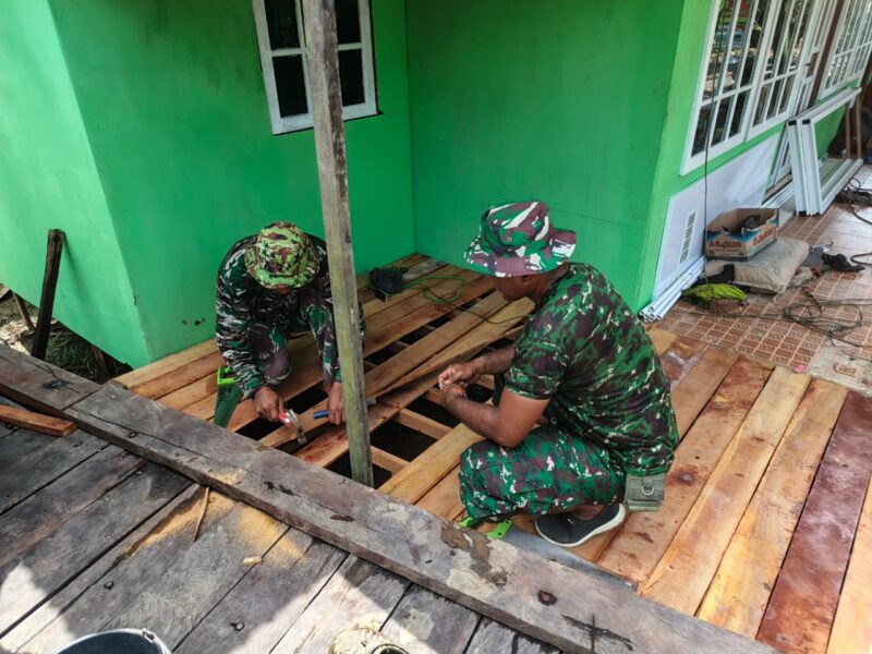 Satgas TMMD Kodim 1007/Banjarmasin Tingkatkan Kenyamanan Tempat Ibadah