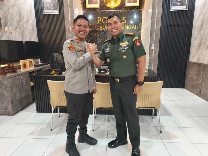 Silaturahmi Pimpinan, Dandim 1002/HST dan Kapolres Sepakat Perkuat Sinergitas