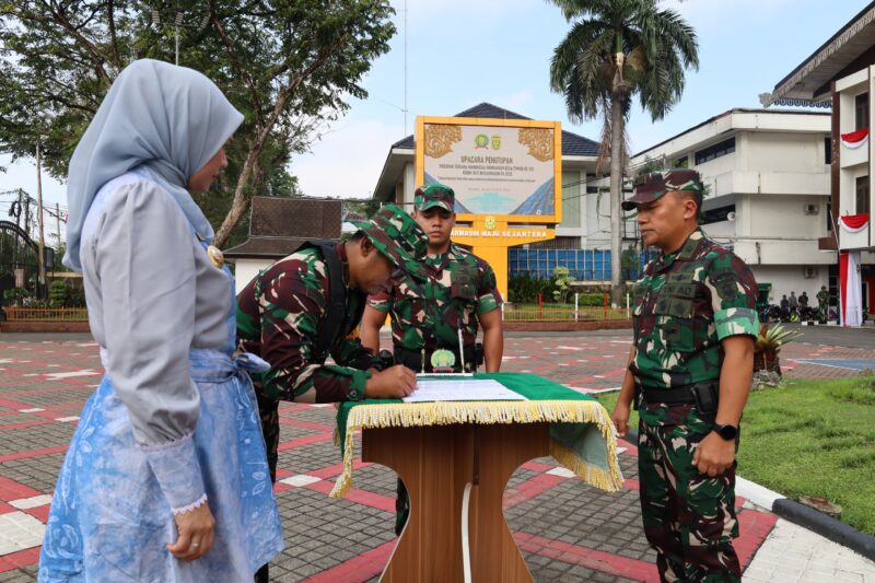 Dandim 1007/Banjarmasin Serahkan Hasil TMMD ke-125 kepada Pemkot Banjarmasin