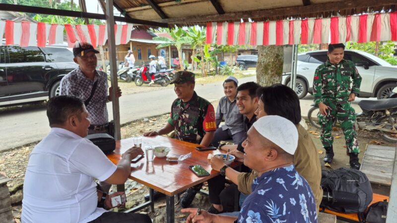 Babinsa Koramil 1002-05/Pandawan Pererat Silaturahmi dengan Warga Binaan